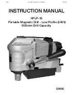 MachineryHouse HFLP-35 Instruction Manual preview