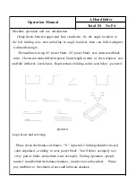 Предварительный просмотр 5 страницы MachineryHouse Metalmaster PB-820A Operation Manual