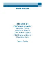 Preview for 3 page of MachMotion X15-350-04 Setup Manual