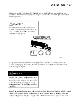 Preview for 115 page of Mack CSM 2010 Operator'S Handbook Manual