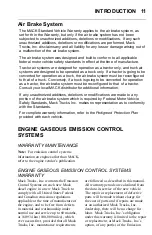 Preview for 22 page of Mack Granite GU Series Operator'S Handbook Manual