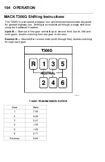 Preview for 205 page of Mack Granite GU Series Operator'S Handbook Manual