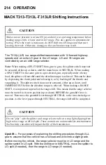 Preview for 225 page of Mack Granite GU Series Operator'S Handbook Manual