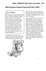 Preview for 262 page of Mack Granite GU Series Operator'S Handbook Manual