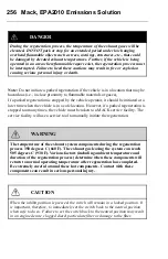 Preview for 267 page of Mack Granite GU Series Operator'S Handbook Manual