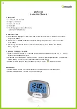 Preview for 1 page of Mack MCT-9135 Instruction Manual