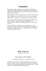 Preview for 3 page of Mack TerraPro LEU 2010 Operator'S Handbook Manual