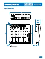 Предварительный просмотр 3 страницы Mackie 1402-VLZ3 Specifications