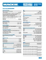 Предварительный просмотр 2 страницы Mackie 2404 VLZ3 4-Bus Overview
