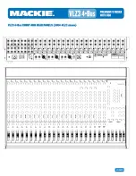 Предварительный просмотр 4 страницы Mackie 2404 VLZ3 4-Bus Overview