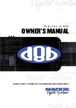 Mackie 8-BUS Series Owner'S Manual preview