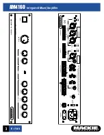 Preview for 3 page of Mackie AM 4000 Series AM4160 Specifications