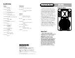 Preview for 1 page of Mackie Art Series ART300 Quick Start Manual