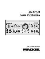 Mackie BIGKNOB F Manual D'Utilisation preview