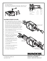 Предварительный просмотр 2 страницы Mackie C200 Installation Instructions