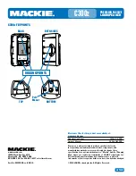 Предварительный просмотр 6 страницы Mackie C300z Brochure