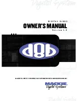 Mackie D8B 3.0 Owner'S Manual предпросмотр