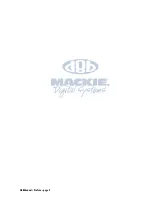 Предварительный просмотр 8 страницы Mackie D8B 3.0 Owner'S Manual