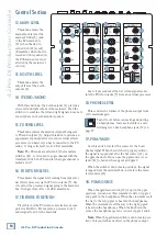 Предварительный просмотр 14 страницы Mackie DJ Mixer Owner'S Manual