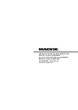 Предварительный просмотр 32 страницы Mackie DJ Mixer Owner'S Manual