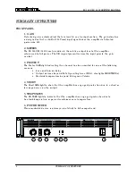 Preview for 6 page of Mackie FAST RECOVERY M-1200 Service Manual