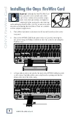 Preview for 6 page of Mackie FireWire User Manual