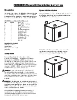 Mackie FKDRM18S Flyware Kit Installation Instructions Manual preview