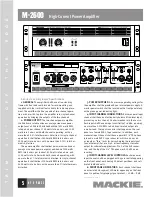 Предварительный просмотр 5 страницы Mackie FR Series M.2600 Brochure