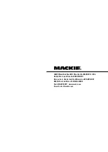 Предварительный просмотр 16 страницы Mackie HD1531 Owner'S Manual