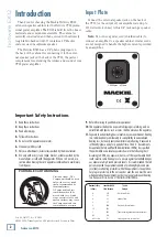 Предварительный просмотр 2 страницы Mackie Hotwire EX12 Owner'S Manual