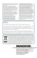 Preview for 4 page of Mackie hotwire PB-4 Owner'S Manual