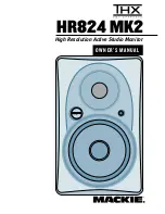 Preview for 1 page of Mackie HR824 MK2 Owner'S Manual