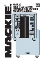 Mackie HRS120 Owner'S Manual preview