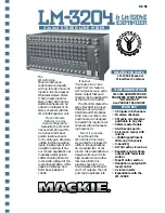 Mackie LM-3204 Brochure предпросмотр