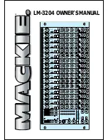 Mackie LM-3204 Owner'S Manual предпросмотр