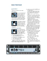 Предварительный просмотр 4 страницы Mackie M-2600 Owner'S Manual