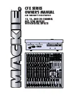 Mackie MIC/LINE MIXERS Owner'S Manual & Warranty preview