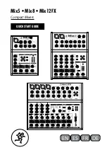 Mackie Mix12FX Quick Start Manual preview