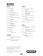 Preview for 5 page of Mackie Monitor Series MR5S Quick Start Manual