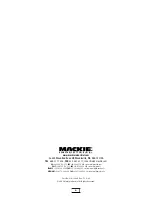 Preview for 6 page of Mackie Monitor Series MR5S Quick Start Manual