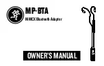 Mackie MP-BTA Owner'S Manual preview