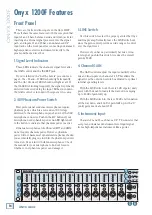 Предварительный просмотр 14 страницы Mackie Onyx 1200F Owner'S Manual