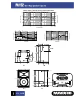 Preview for 5 page of Mackie PA152 Specifications