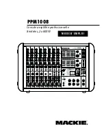 Preview for 1 page of Mackie PPM1008 Mode D'Emploi