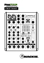 Preview for 1 page of Mackie ProFX4 V2 Owner'S Manual