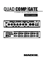 Предварительный просмотр 1 страницы Mackie Quad Gate Owner'S Manual