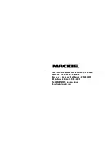 Предварительный просмотр 24 страницы Mackie Quad Gate Owner'S Manual