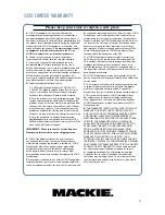 Preview for 11 page of Mackie S225 User Manual