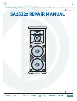 Preview for 1 page of Mackie SA1532Z Repair Manual