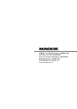 Preview for 12 page of Mackie SR1521Z User Manual